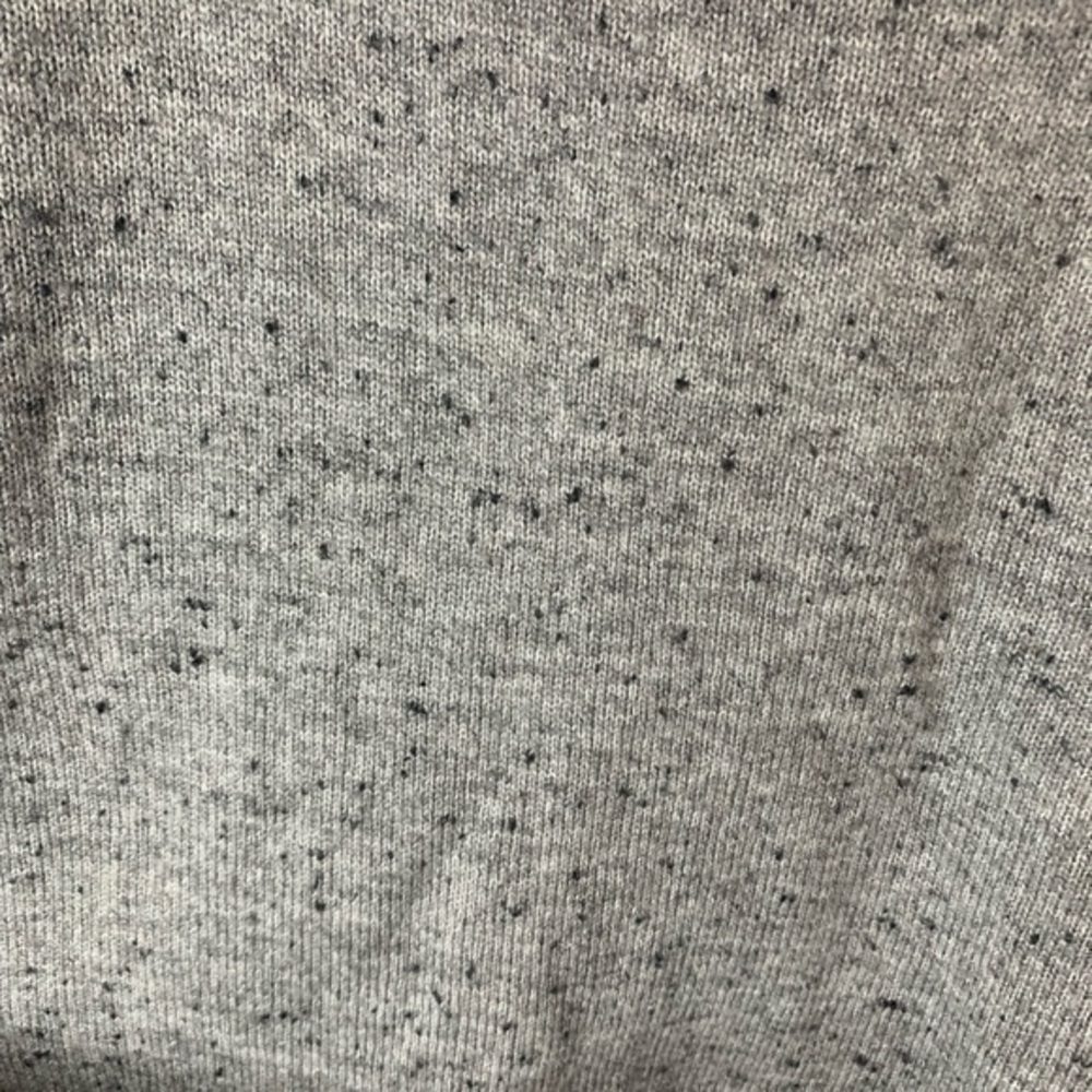 Madewell Mock Turtleneck Pebbled Gray Oversized Sweater Size Small . - Picture 4 of 6